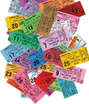 Harold Leventhal Ticket Stubs